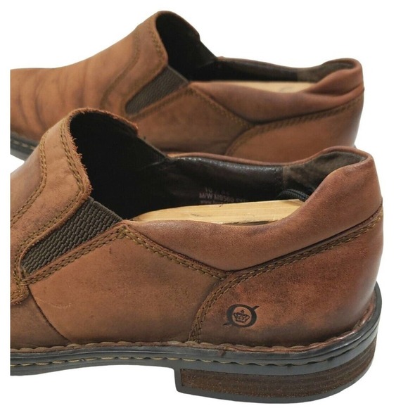 Born Hand Crafted Footwear Loafers Slip On Men Brown Leather10/44 M/W M9560 CKF9 - Picture 16 of 16